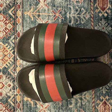 gucci inspired slides|women gucci slides size 11.